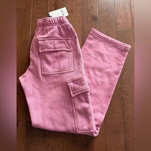 Aritzia cozy fleece mega cargo sweatpant NWT XS